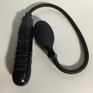 Фалоімітатор з підкачкою чорний