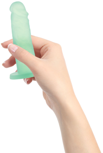 Фалоімітатор реалістичний на присосці м'ятного кольору Addiction Cocktails Mint Mojito - 5