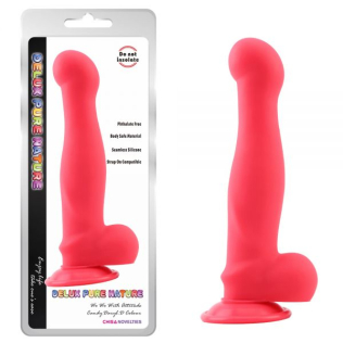 Красный фаллоимитатор нео на присоске Daryl.D