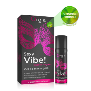 Возбуждающий гель для усиления оргазма с эффектом вибрации (Жидкий вибратор) Orgie SEXY VIBE 15 мл