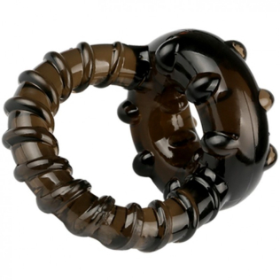 Эрекционное кольцо из термопластичного эластомера черного цвета Bdsm4u