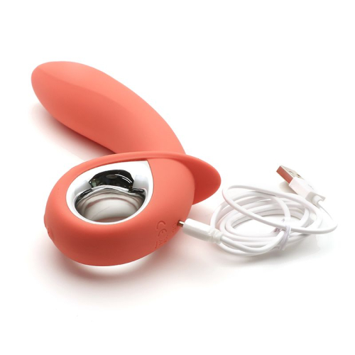 Анальный вибратор-массажер простаты KissToy Klein Orange с надувающимся кончиком - 10