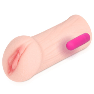 Мастурбатор Вагина с вибрацией телесного цвета Kokos Elegance 001 Vibe