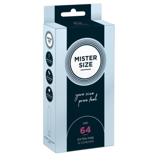 Презервативи Mister Size 64 mm (мм) 10 штук Містер Сайз