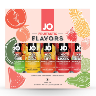 Подарунковий набір С'добная мастило СЬЕШЬ мене System JO Limited Edition Gift Set-Fruitastic Flavors (5 х 30 мл)