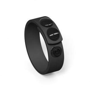 Регулируемое эрекционное кольцо на кнопках черное Love To Love HERO RING