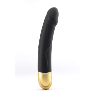 Вибратор черный Dorcel REAL VIBRATION M Gold